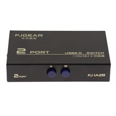Zeyuan USB 스위치 허브 공유 스위처 분배기 1 수동 프린터 스캐너-2PC, 그림으로