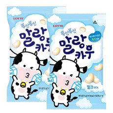 말랑카우 롯데제과 밀크 79g, 2개