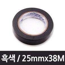 초강력양면테이프 초 강력 접착마스킹 테이프 흑색 25mmX38M 강력양면테이프 사용이편리한 강력한테이프, 1개