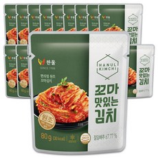 [무료증정] 한울 꼬마맛 80gx20봉 여행용 편의점 소포장김치, 79.946g, 20개