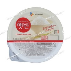 햇반 백미밥, 210g, 24개