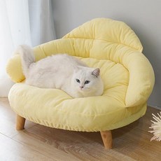 엠제이 반려동물 방석 강아지 고양이 쿠션 매트 분리형, 그린, 1개