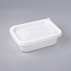 [JH] 일회용 반찬용기 미니죽용기 300ml 반투명 세트[몸통+뚜껑], 1개, 600세트