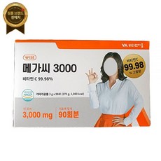 비타민마을 메가씨 3000 비타민C 3g x 90포, 270g, 1개