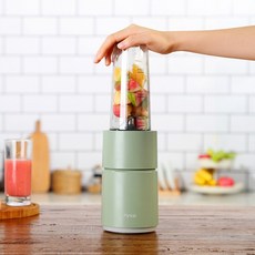 핀로 미니믹서기 소형믹서기 휴대용믹서기 주스기 텀블러믹서기 김종국믹서기 푸드프로세서, 빈티지 그린