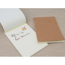 켈리그라피 위로넘기는 연습용 무지노트 학생노트