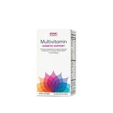 GNC Women's Diabetic Support Multivitamin | Maintain Healthy Blood Sugar Levels Plus Targeted Eye Ne