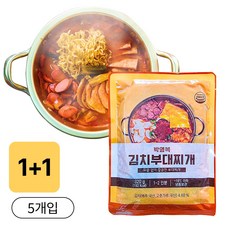 유통기한임박 캠핑 밀키트 부대찌개 유명 맛집 깔끔한육수 국내산재료 건더기 듬뿍, 10개, 320g