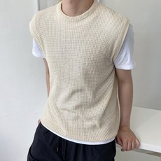 남성그물조끼