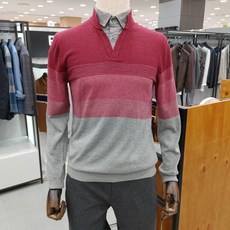 프랑코페라로 가성비가 뛰어난 셔츠레이어드 니트