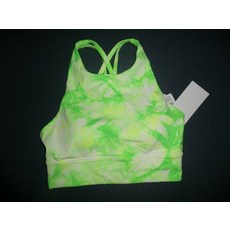 312157 룰루레몬 ENERGY BRA HIGH NECK LONG LINE DUAL SHIBORI HIGH라이트 옐로우 SZ 6
