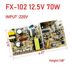 FX-102 FX-101 와인 쿨러 컨트롤 보드 FX-108 캐비닛 컨트롤러 회로 기판 KRUPS 열전 냉각기 펠티어용, 02 220V FX-102 12.5V, 1개