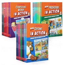 Scholastic In Action Words/Idioms/Phrases 픽처 인 픽처 42권