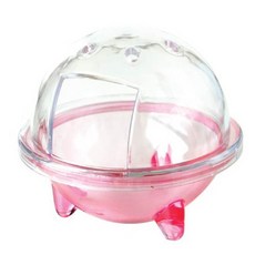 제이펫 뉴에이지 UFO 햄스터 모래목욕실 (레드), 1개