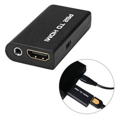 미니 ps2 hdmi 어댑터 비디오 컨버터 오디오 전원 출력 게임 소니 플레이 스테이션 2 플러그 앤 플레이 부품에 대 한 hdmi 어댑터