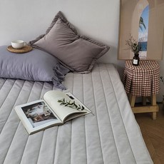 크림온수매트커버