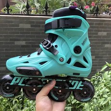 100% Original 2018 Powerslide Imperial Inline Skates 전문 슬라럼 인라인 스케이트 롤러 무료 스케이트, 03 green_01 35