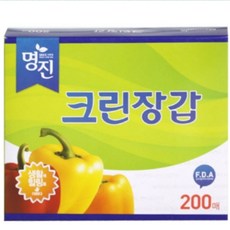 1개 200매 크린장갑200매 일회용 비닐 장갑 셀프주유소위생장갑 위생장갑 비닐장갑, 단품