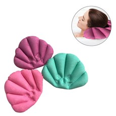 욕조베개 반신욕 에어 머리받침 목쿠션 휴식 욕실용, 랜덤발송, 1개
