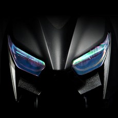 야마하 X-MAX 300 (엑스맥스) 헤드 라이트 카멜레온 필름 데칼 스티커, 투명, 1개