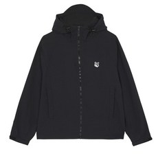 MAISON KITSUNE 메종키츠네 남성 그레이 폭스 헤드 테크니컬 윈드브레이커 KM02228WQ0010 P199 BLACK [MAC277bk]