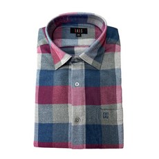 닥스 긴팔 레귤러핏 블럭 기모 캐쥬얼셔츠 CL136