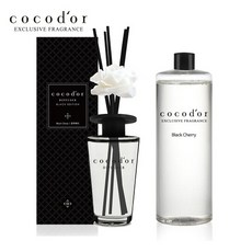 코코도르 블랙에디션 디퓨저 500ml + 리필액, 03_블랙에디션500ml/프렌치라벤더/004_리필500ml/퓨어코튼