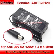 ADPC20120 Ac 어댑터 20V 6A 120W 충전기 349X7FJEW EX3501-T AG271QG 272G5DYEB 241B7QU PD2710QC - pd-3501-ac