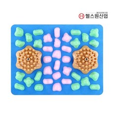 DRW4A86FA 헬스원 효도선물 스마트 발지압 판 지압판 스트레칭 할머니선물 부모님선물 매트 건강용품 자갈형 HSM-341 발바닥지압 발지압매트, 두리몰 1