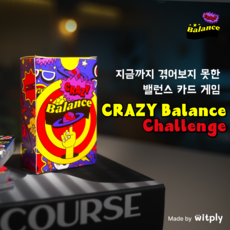 크레이지 밸런스 카드 게임 엠티 단체 커플 보드게임, 1개