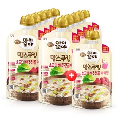 남양 아이꼬야 맘스쿠킹 이유식 (10+1) (6개월/9개월/12개월/15개월), 10개+1개, (소고기배추전골)