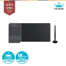 휴이온 KD200 블루투스 무선 펜타블렛 드로잉패드 웹툰 온라인강의