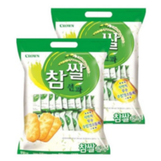 크라운제과 참쌀 선과, 253g, 2개