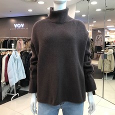 보브 리본 소매 터틀넥 니트 7119450205 뉴코아일산
