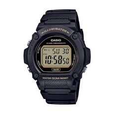 Casio 남성용 쿼츠 스마트 시계 레진 스트랩 TBD 22 (W219H 2A2V) 미국 335194