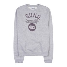 와일드 동키 [라벨루쏘] [와일드 동키] FG SUNO HEATHER GREY 공용 에스유엔오 코튼 맨투맨