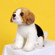 위더펫 비글 30cm 리얼 강아지 실사 장난감 인형 OM