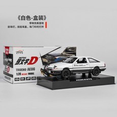 [JS멀티샵] 이니셜 D 토요타 AE86 트레노 Toyota Trueno 이니셜D 다이캐스트 모형, 6. 화이트 (선물용 상자 포함)