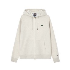 LEE 스몰 트위치 로고 후드 집업 오트밀 353090