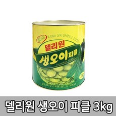 푸드드림 델리원 생오이피클 3kg, 1팩