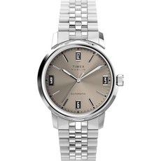 Timex 남성용 Marlin 40mm 시계 브라운/투톤/블루 스트랩