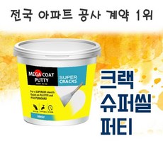 슈퍼크랙씰 5kg 탄성 수성 충진제 DNS7500 퍼티, 워셔블, 1개