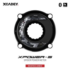 XCADEY XPOWER S 도로 자전거 자전거 MTB 스파이더 파워 미터 스램 로터 RaceFce 크랭크 체인 링 104BCD 110BCD 개미 블루투스, 레이 스페이스 104BCD