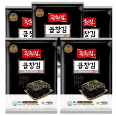광천김 무조미 곱창 전장김, 18g, 10개 18g, 10개