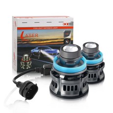 자동차 H7 9006 레이저 헤드라이트 전구 Canbus H11 9005 HB3 프로젝터 자동 안개등 3000K 6000K 8000K 수정 LED 조명, Ice blue, 9005/HB3, 1개