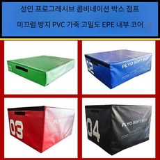 크로스핏 박스점프 점프박스 스텝 와드 점핑박스, 1호 90x75x15 녹색