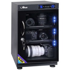 카메라 제습함 보관함 습기 조절 렌즈 수납함 100L, 85L 스마트 듀얼 스크린 +렌즈패드, 1개
