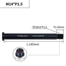 액슬 레버를 통한 자전거 15x100mm 알루미늄 합금속 산악 프론트 포크 샤프트 MTB 부스트 퀵 릴리스, Thru Axle - 엑슬