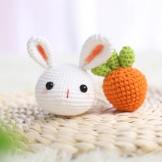 코바늘데이지키링