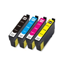 T04E 엡손 호환잉크 4색 WF-2851 XP2106 XP2101(세트판매), 1개, 검정+파랑+빨강+노랑(1세트)